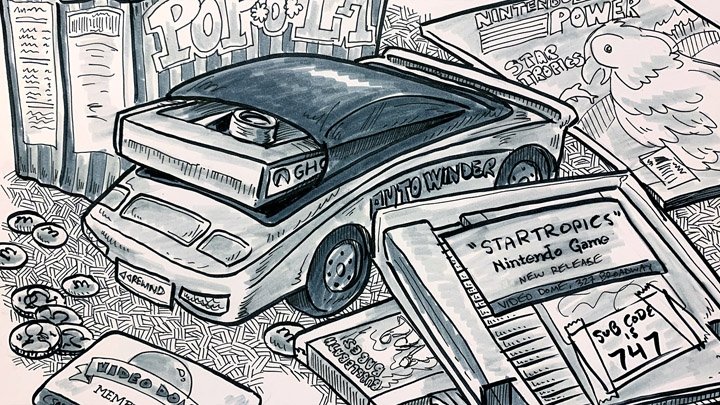 Return to the age when video rental stores roamed the land in Episode 218